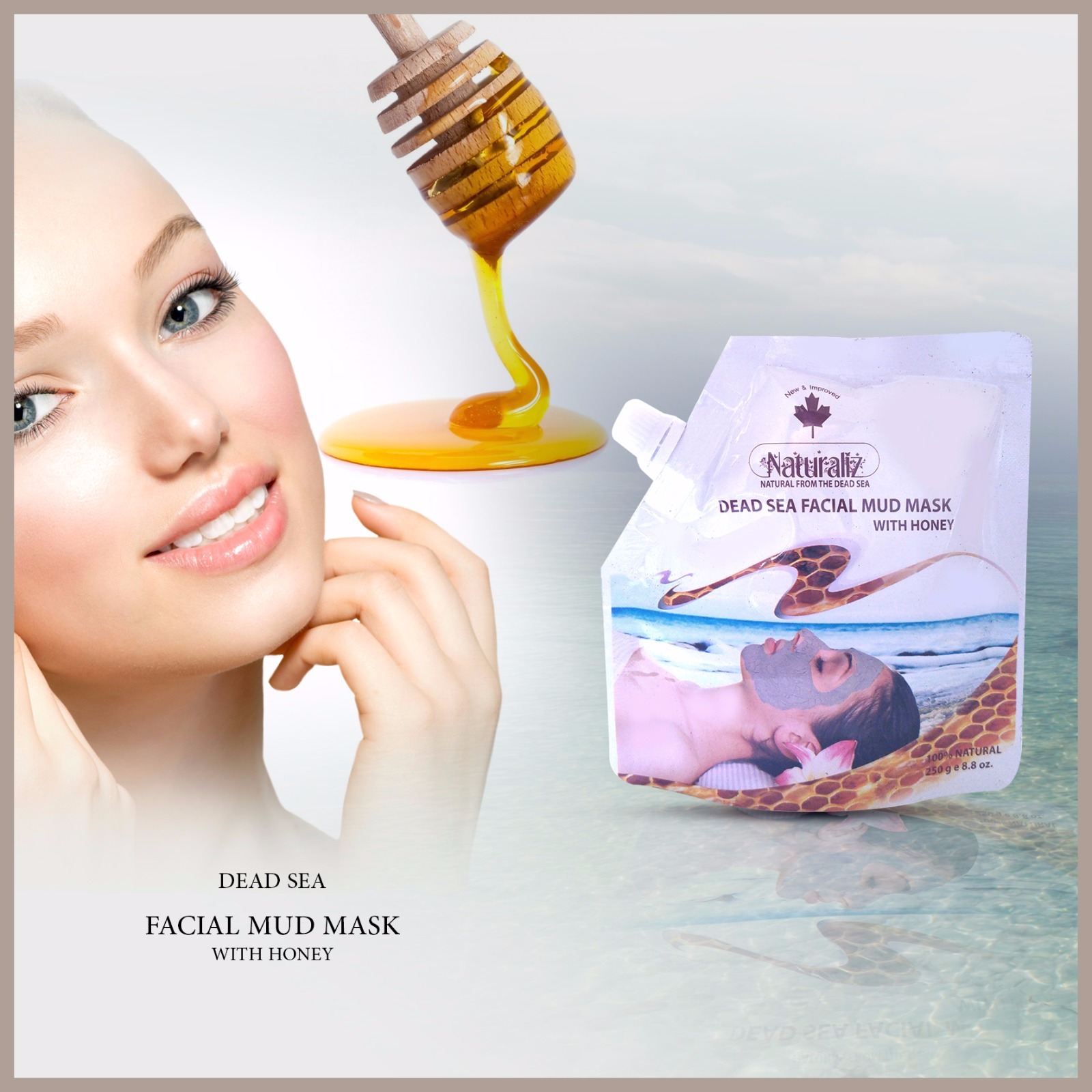 Facial Mud Mask with Honey Extract