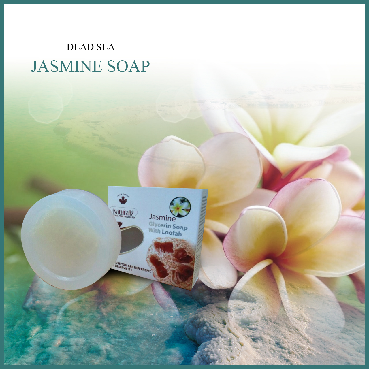 Glycerin Soap With Loofah-Jasmine